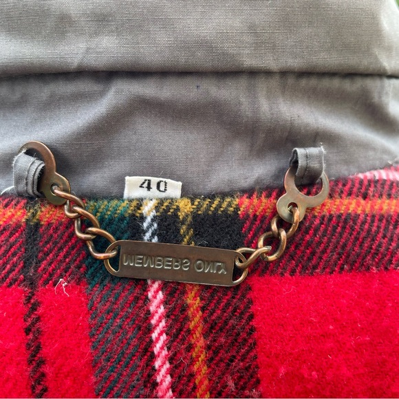 Members Only bomber jacket coat puffer winter down classic gray 80s vintage 40 - Picture 10 of 15